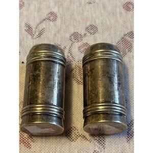 Antique EPNS Silverplated Salt and Pepper Shakers